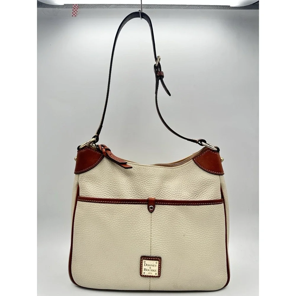 Dooney & Bourke Pebble Grain Rebecca Hobo Shoulder Bag – Classic & Stylish